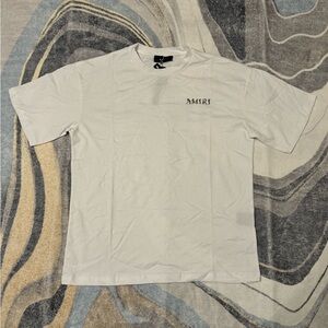 Amiri MA Baroque Logo White Tee Mens Size Large